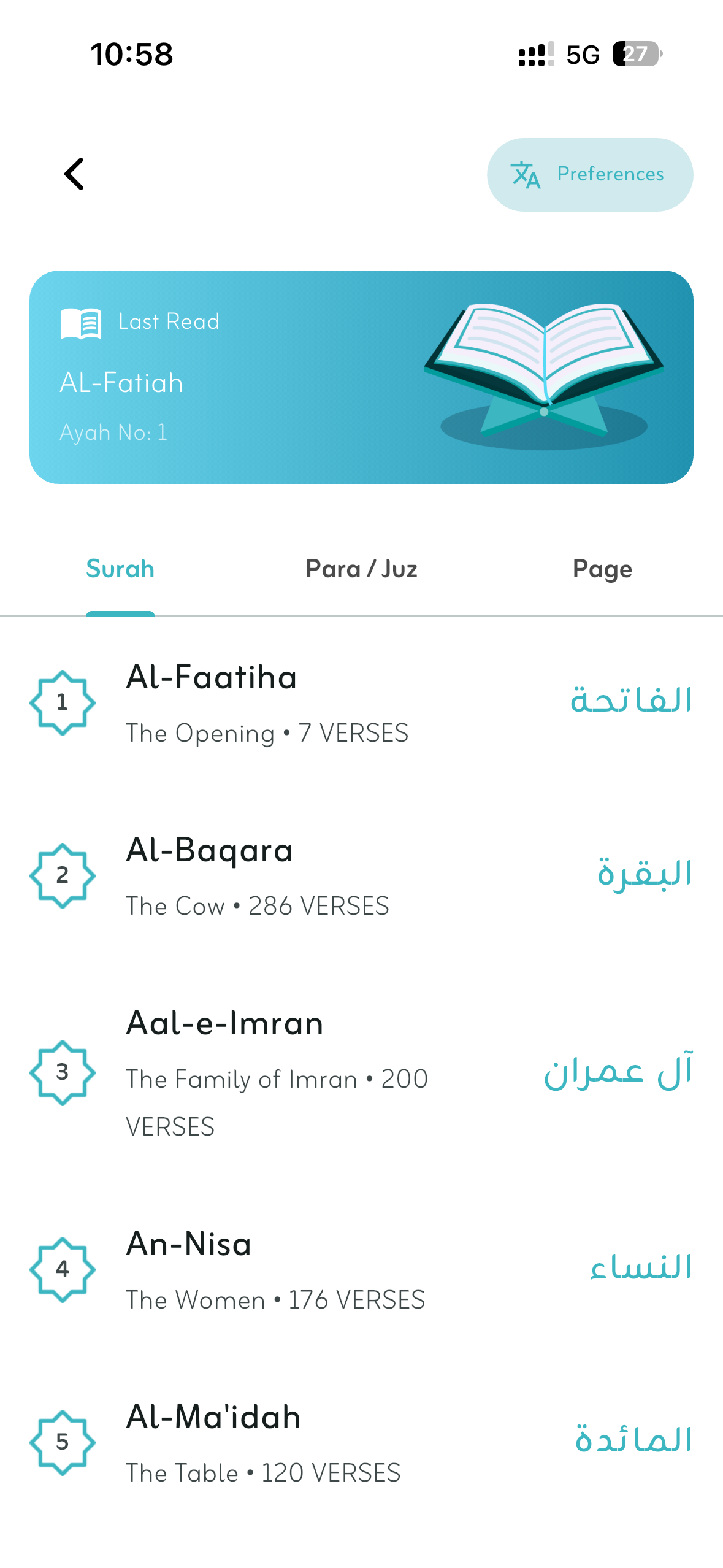 Read Quran